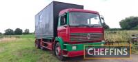 1992 6174cc Renault Manager MG200 Box Van
<br/>Reg. No. K924 OAT
<br/>Chassis No. VF6BA07A000001372
<br/>After spending most of its working life as a tipper bringing in the pea harvest in Lincolnshire for around eight weeks per year it is now used to atte