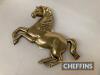 Aveling & Porter prancing horse emblem