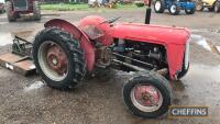 MASSEY FERGUSON 35 3cylinder diesel TRACTOR
<br/>Serial No. SNM188036
<br/>Fitted with a topper