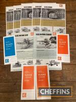 Sales brochures for Claas Matador, Matador Giant and Cosmos combine