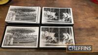 358no. assorted black and white photos of Fairground Gallopers