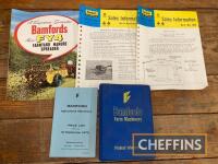 Bamford Farm Machinery product information book, together with Bamford FY4 spreader