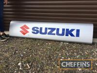 Large Suzuki Motorbikes dealers sign (just under 6ft long)