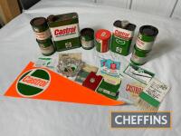 Castrol, a good qty of petroliana and ephemera, to include oil cars, logbooks etc.