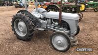 FERGUSON TE-20 4cylinder diesel TRACTOR
<br/>Reg. No. MAO 748
<br/>Serial No. 315851
<br/>Described in good condition, starts well, having been used on a small holding. 
<br/>V5 and seat in office 
<br/>