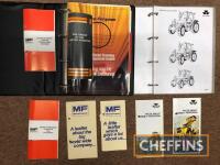 Massey Ferguson training, corporate, factory and advertising material, a qty in two ring binders