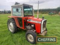 1979 MASSEY FERGUSON 550 2wd TRACTOR
<br/>Fitted with PUH
<br/>Reg. No. DUR 154T
<br/>Described in good original condition 
<br/>V5 in office