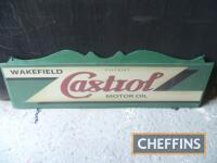 Castrol hardwood hanging sign