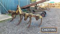 Doe mounted 7leg cultivator c/w manufacturers plate