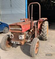 1967 MASSEY FERGUSON 135 3cylinder diesel TRACTOR
<br/>Reg. No. JFW 322E
<br/>Serial No. 74349
<br/>On 11x28 rear on 6.00x16 front wheels and tyres. A one owner tractor 
<br/>V5 and key in office