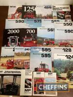 Massey Ferguson tractor/combine brochures, pocket catalogues etc