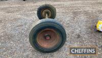 Ferguson trailer axle and spare wheel