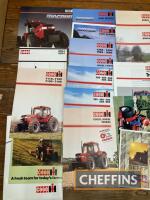 Qty Case tractor sales brochures for Case 785, 856, 385, 1255XL, together with others