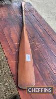 Vintage canoe paddle