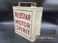 Redstar Motor Spirit, a 2gallon fuel can, restored