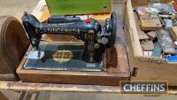 Singer sewing machine, boxed