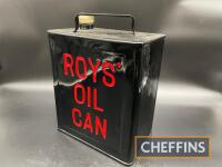 Roys' Oil Can, a 2gallon fuel can, restored