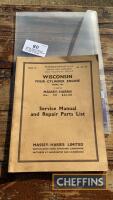 Massey Harris manual for Wisconsin V4 engine as used on balers