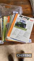 Large qty of tractor and implement brochures