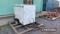 Single axle box trailer, 5x3ft, ideal for models or stationary engines