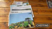 8no. John Deere sales leaflets, to include 2030, 3130 tractors from 1975