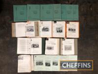 NIAE test reports for tractors and machinery - a large quantity in seven ring binders, plus other NIAE publications, dating from early 1960s