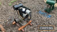 Douglas SV45 vertical air cooled stationary engine No. 1135H, an older restoration, mounted to a skid unit