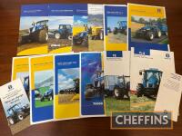 New Holland, qty agricultural tractor and machinery sales leaflets etc, to include T7000 Series (14)