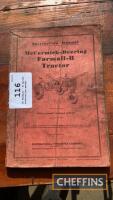 IH Farmall - B ractor instruction manual