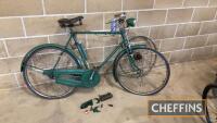 The Raleigh, 3-speed gent's vintage bicycle with hub dynamo