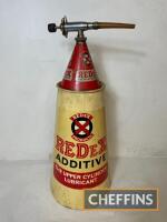 Redex dispenser on a conical display stand