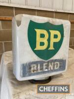 BP Blend/Super, a petrol pump globe (damage to one corner)