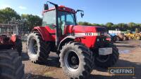 1996 CASE IH Magnum 7210 Powershift 4wd TRACTOR
<br/>Reg. No. P744 YBB
<br/>Serial No. JJA0066718
<br/>Fitted with new Firestone tyres, twin ram pick up hitch, 3 double spool valves and showing 6,934 hours