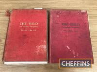 The Field, two bound volumes Nov 31-Jan 32 and May-July 33