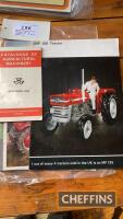 Massey Ferguson sales leaflets (5), to include 135, 35 front loader etc.