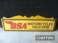 BSA hardwood hanging sign