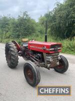 MASSEY FERGUSON 135 Multi-Power 3cylinder diesel TRACTOR
<br/>Serial No. FG24134
<br/>An original low-houred example having recorded just 2,415 hours 
<br/>V5, key and manual in office