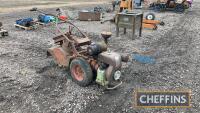 Howard Yeoman rotavator, together with pr. wheel rims
<br/>complete with manual in office