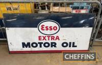 Esso Extra Motor Oil, a large single-sided enamel sign, minimal losses, approximately 72 x 36ins