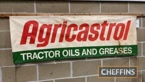 Agricastrol Tractor Oils and Greases banner, 69 x 23ins approx