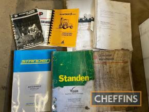 Qty various agricultural machinery and equipment manuals, leaflets etc, some in poor condition