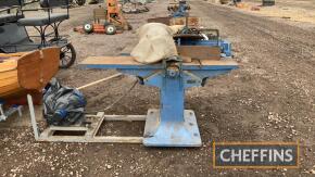 Large cast iron saw bench and planer, 5hp single phase