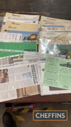 John Deere tractor and implement brochures