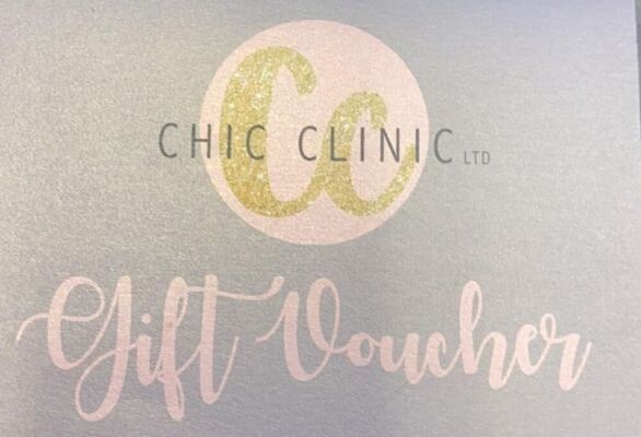 £25 treatment voucher, kindly donated by Chic Clinic Ltd.