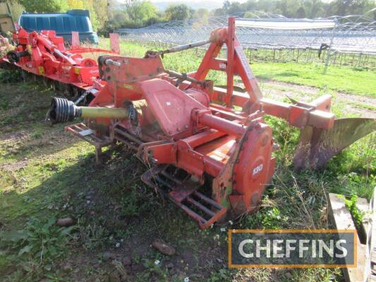 Grimme 130 Powavator mounted single bed spiked rotor bed tiller with Grimme 95 2 body shear bolt ridger with standard bodies Tiller Serial No. 305 Ridger Serial No. 227