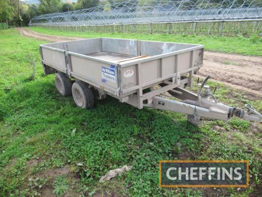 Ifor Williams LM105G tandem axle trailer with single drop sides