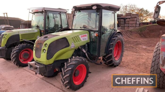 2012 CLAAS Nexos 240VL 4wd ORCHARD TRACTOR Fitted with cab, front weights, rear linkage, PTO, PUH Reg. No. DX62 FDM Serial No. A2600533 hours: 6,673 FDR: 01/11/2012