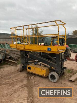 UpRight SL20 electric scissor lift, 6.10m Serial No. 7,369