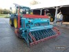 2008 Reco Sulky Tramline CE mounted drill with bout markers, following harrows and land wheel drive mounted to 2010 Maschio ErpiceDMR 3000 power harrow with packer roller, 3m Serial No. CE08110/1098P0240