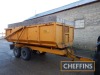 1981 Gull 12tonne tandem axle steel monocoque trailer with auto tailgate on 320/80-15.3 wheels and tyres Serial No. 2365